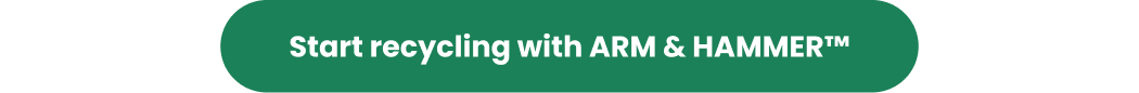 Interactive button with text reading "Start recycling with ARM & HAMMER"